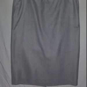 Grey pin stripe skirt